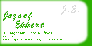 jozsef eppert business card