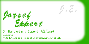 jozsef eppert business card